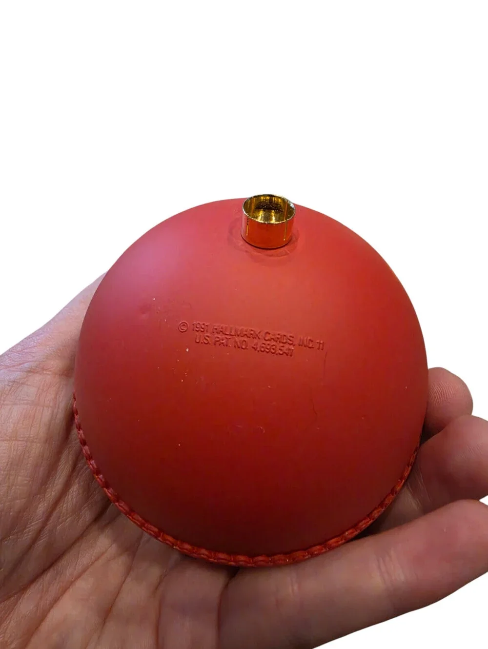 Vintage 1991 Hallmark Keepsake Holiday Glow Magic Light Christmas Ornament